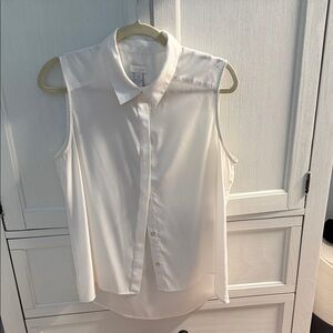 Chico's White Sleeveless Blouse